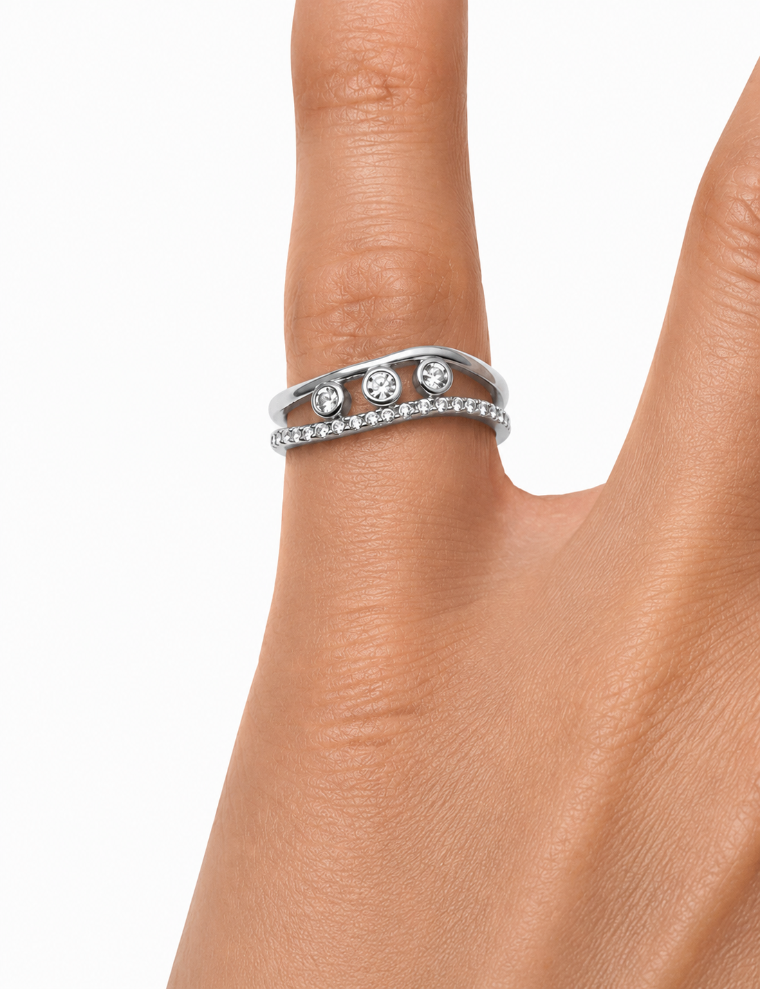 Anello linea shine