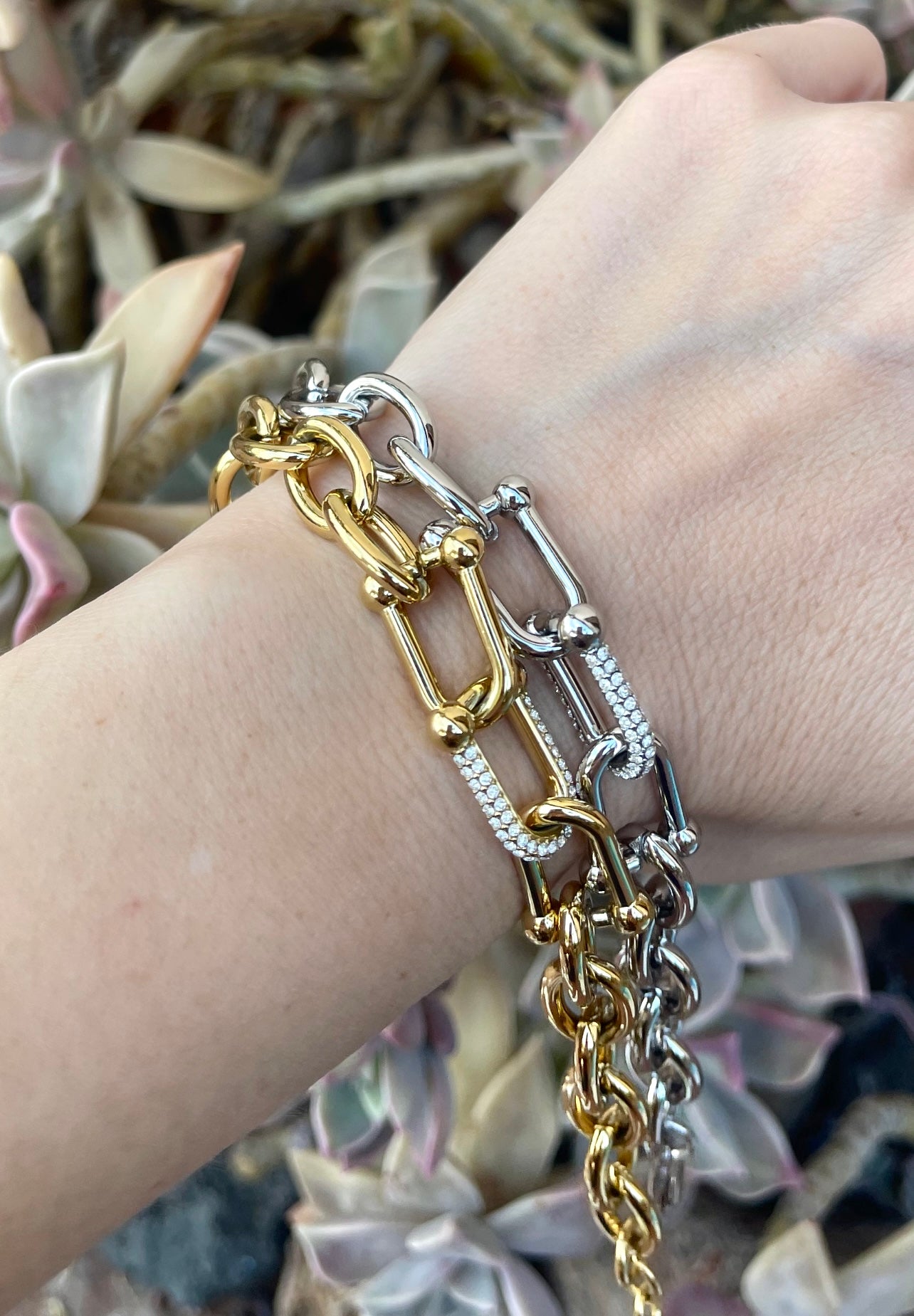 Bracciale Chain Pavè