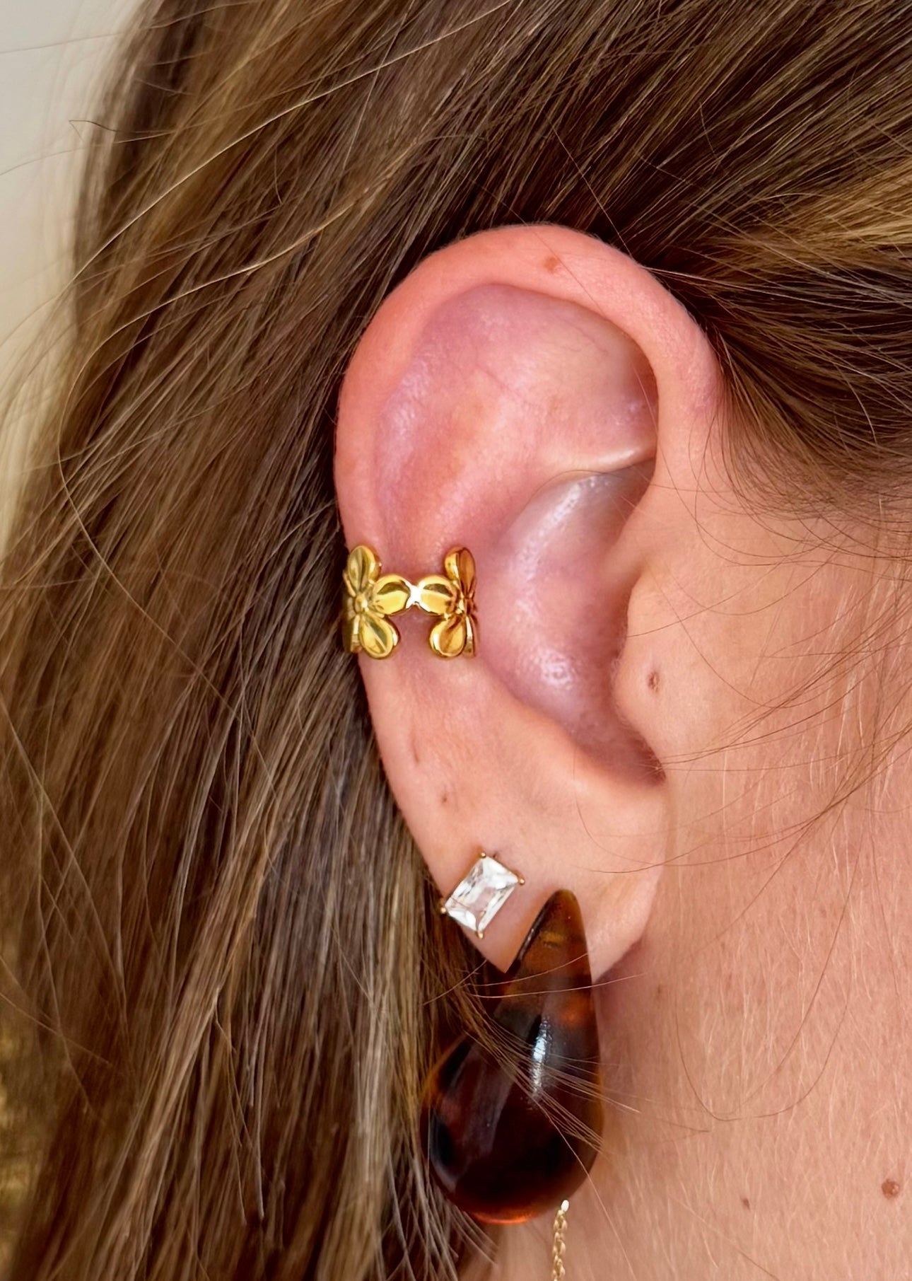 Ear Cuff flowers