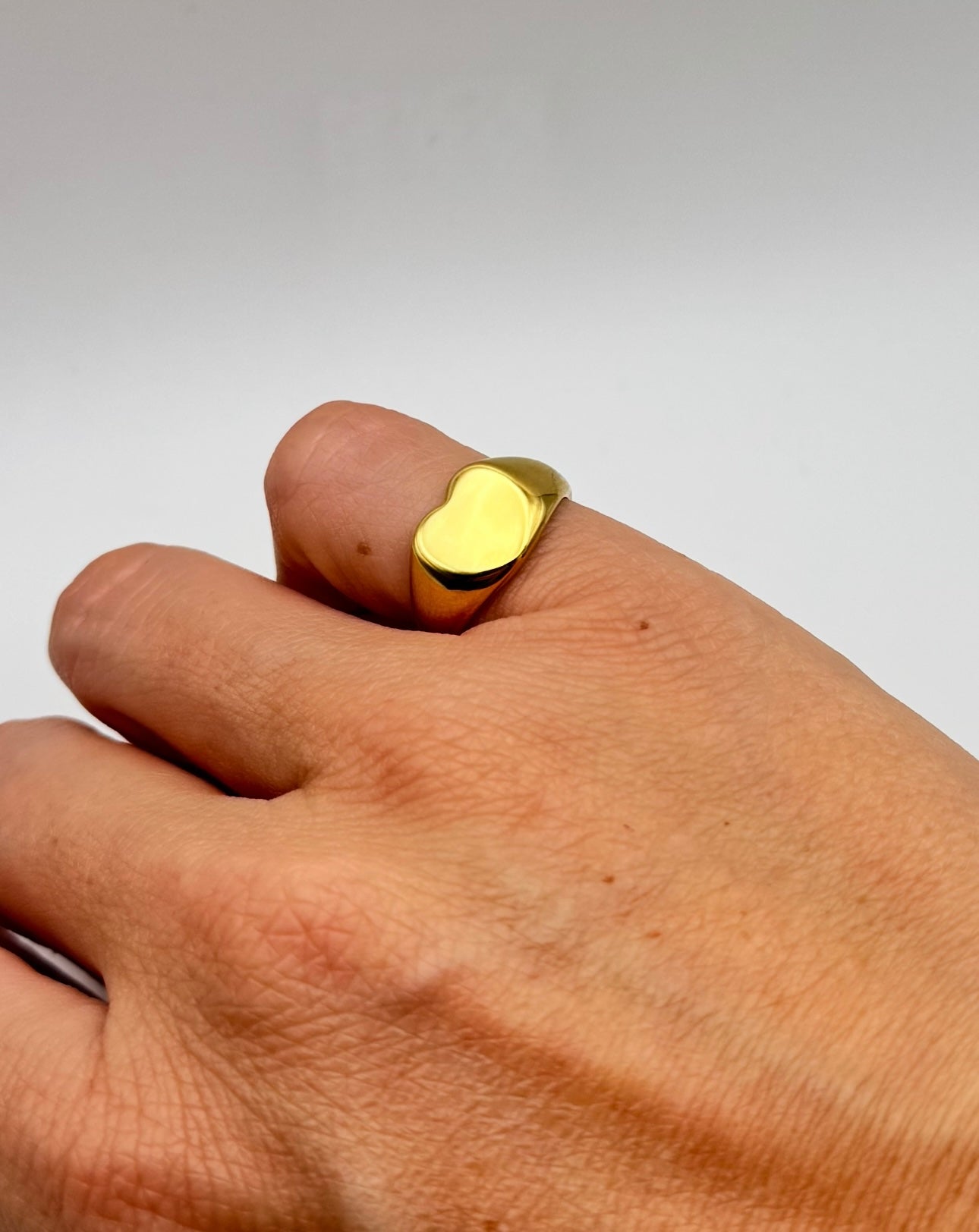 Anello chevalier da mignolo cuore