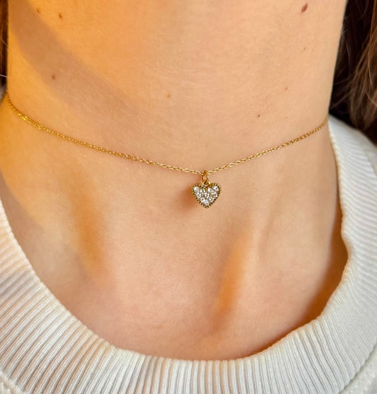 Collana chocker Heart