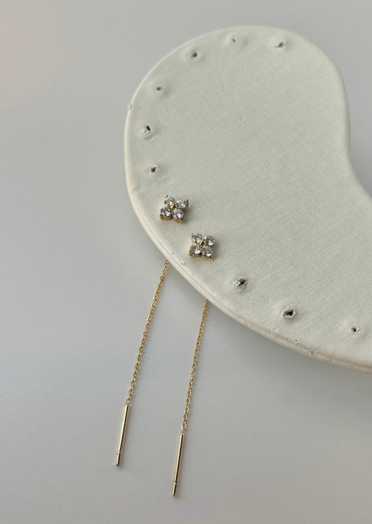Mono orecchini Saliscendi Cleef