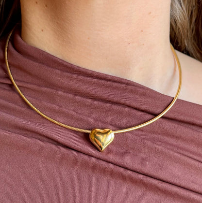 Collana cuore a calamita