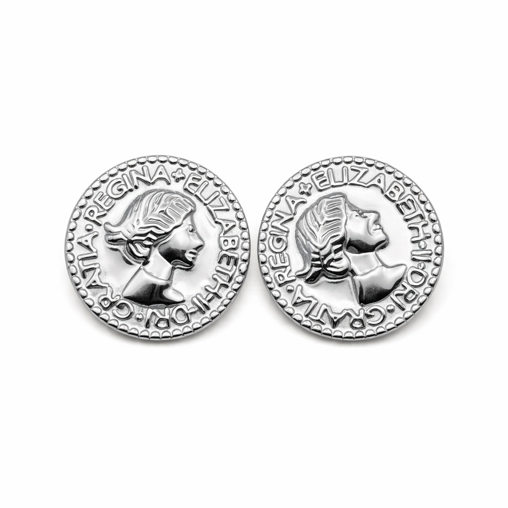 Orecchini ancient coin