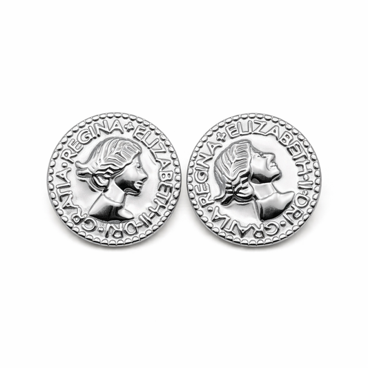 Orecchini ancient coin