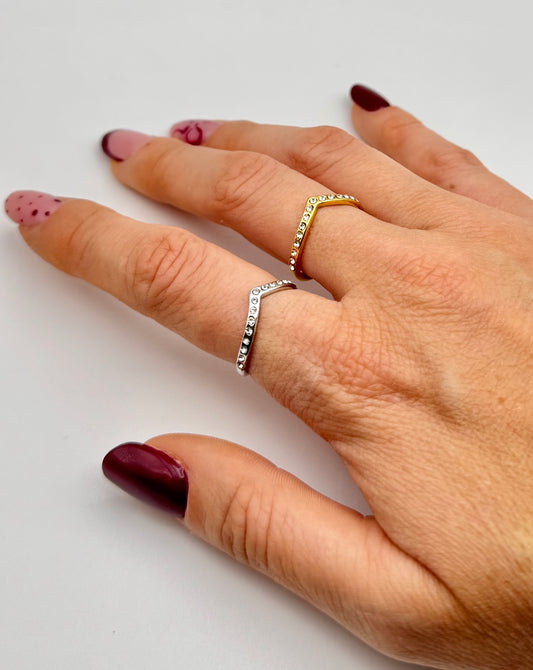 Anello chevron mini