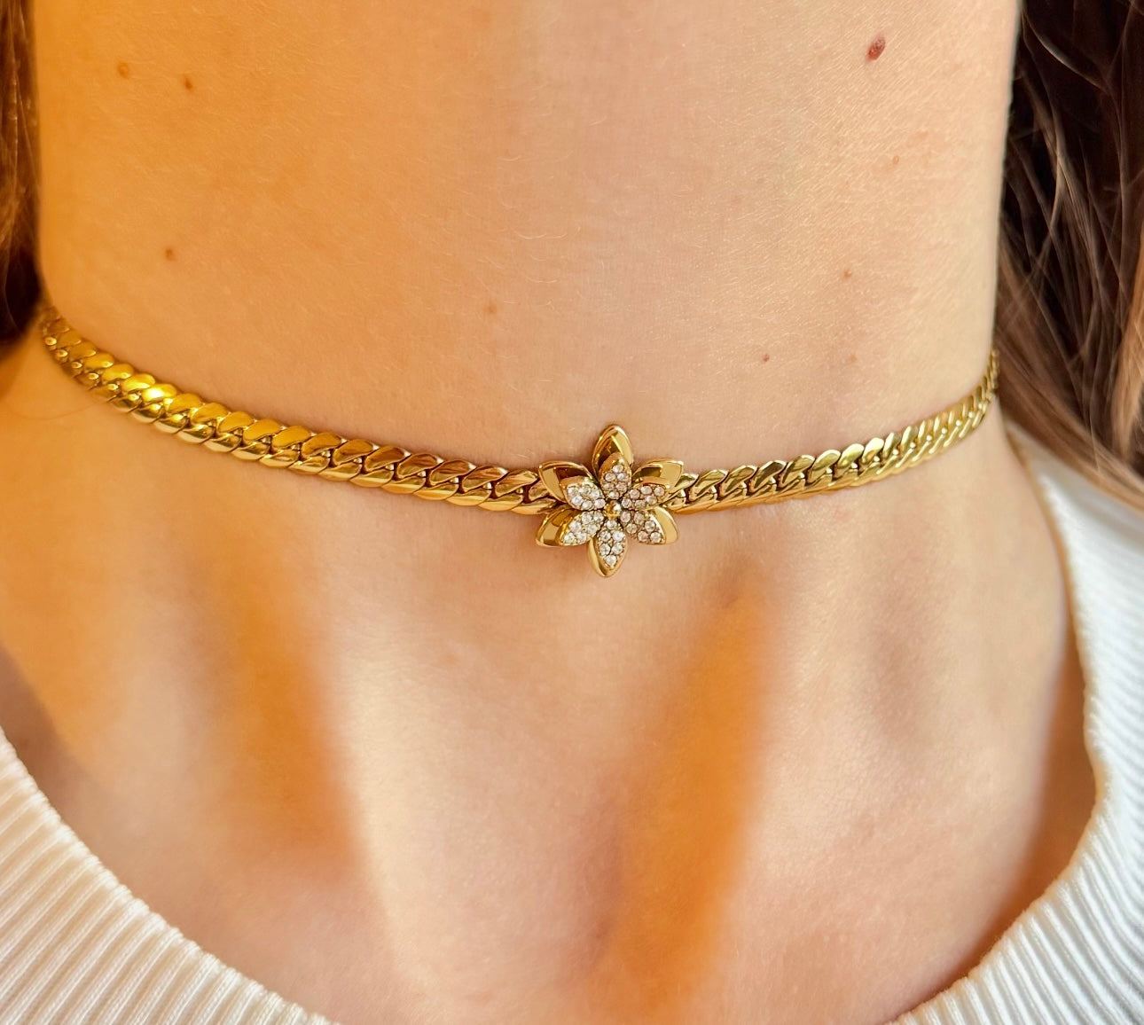 Collana chocker Floret