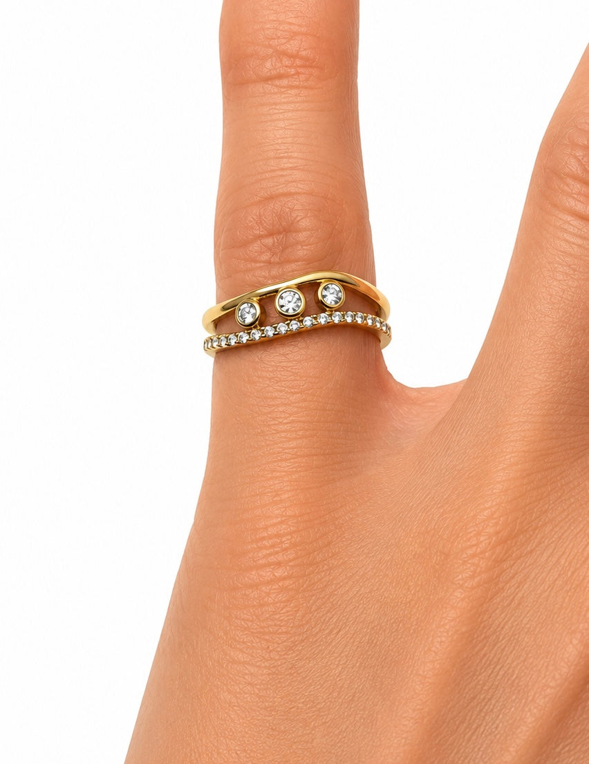 Anello linea shine