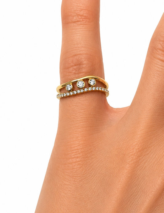 Anello linea shine