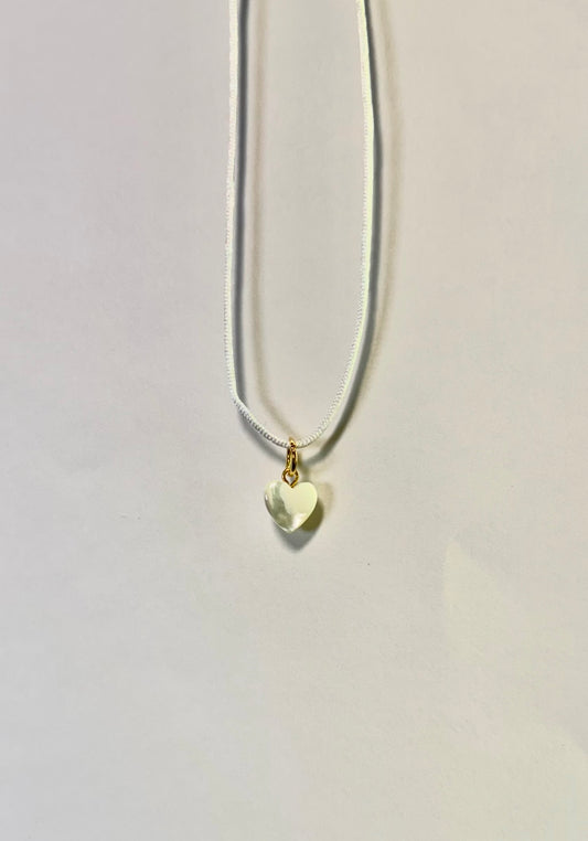 Charm perla cuore