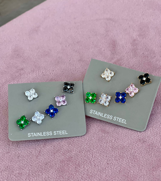 Mono orecchini mini Cleef