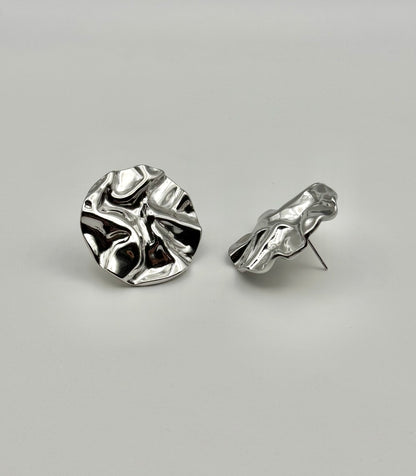 Orecchini stropiccio rotondo