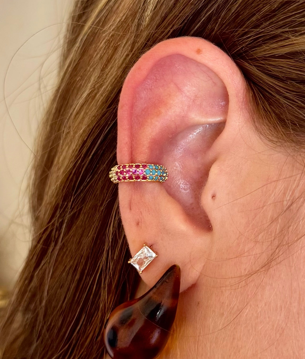 Ear Cuff Glow Multicolor