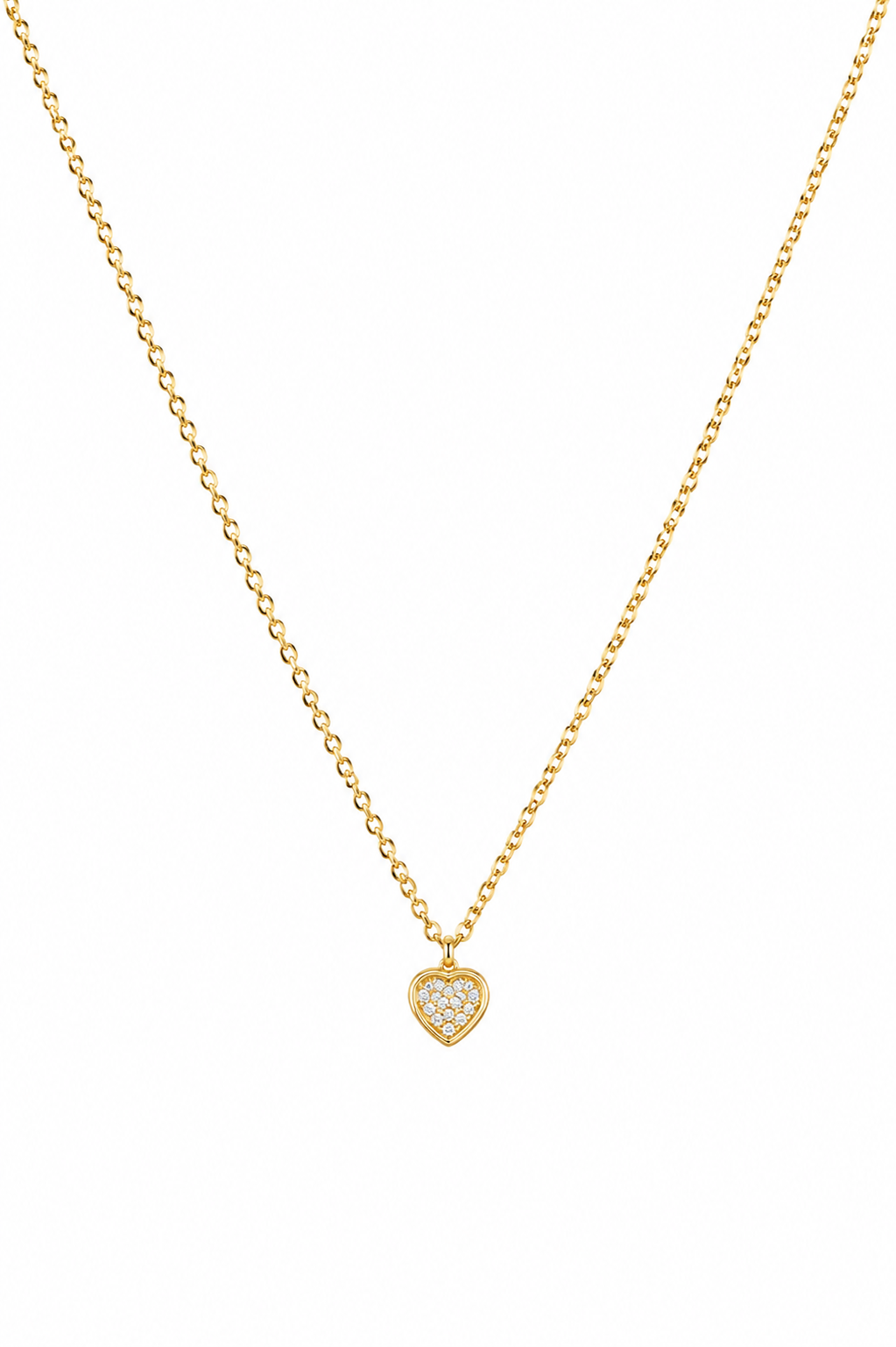 Collana punto luce cuore