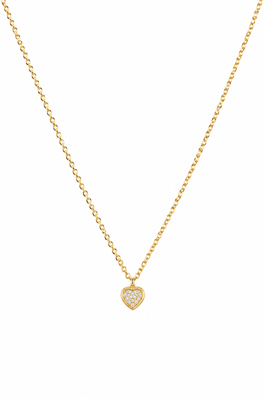 Collana punto luce cuore