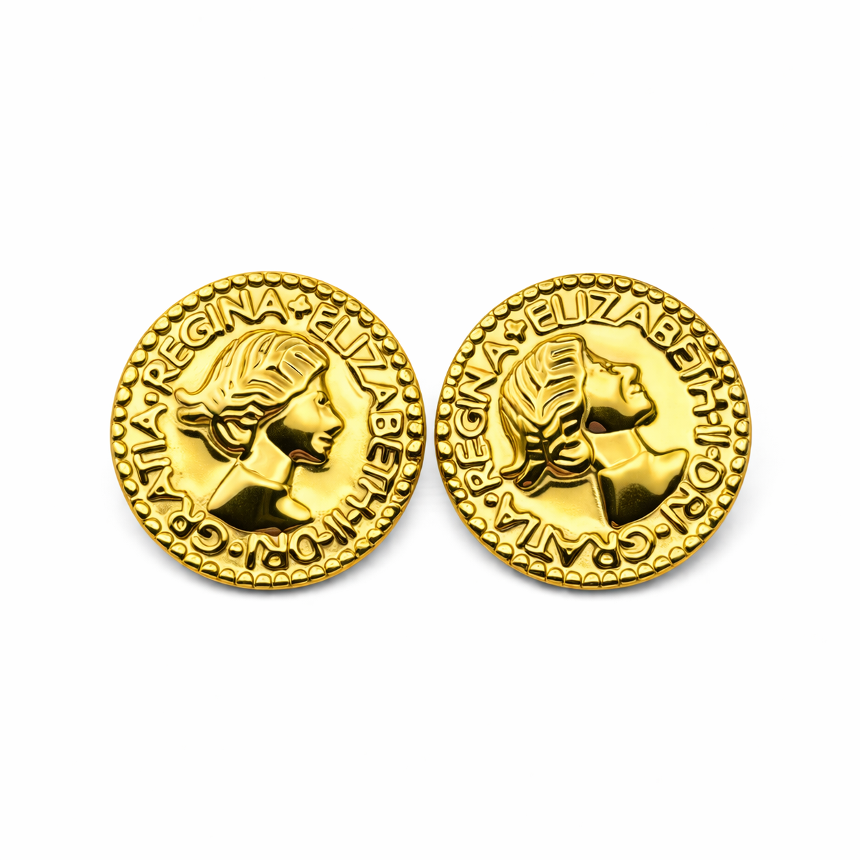Orecchini ancient coin