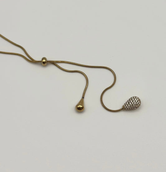 Collana goccia pendente