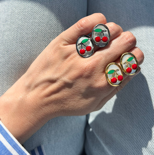 Orecchini cherry cameo