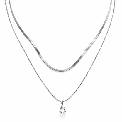 Collana goccia Lumiere