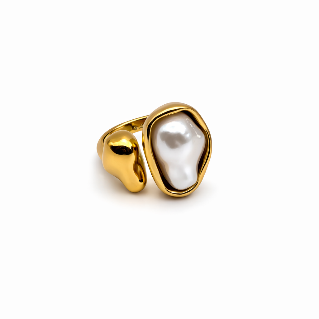 Anello osso di perla