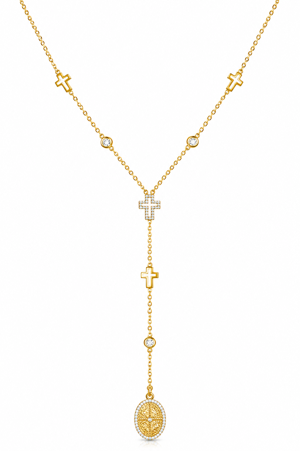 Collana pendente croce