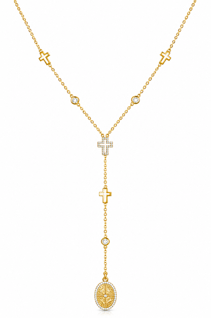 Collana pendente croce