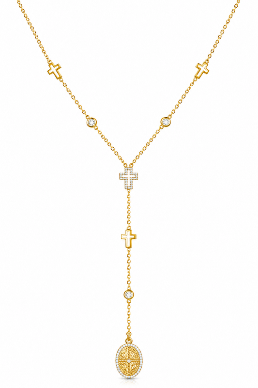 Collana pendente croce