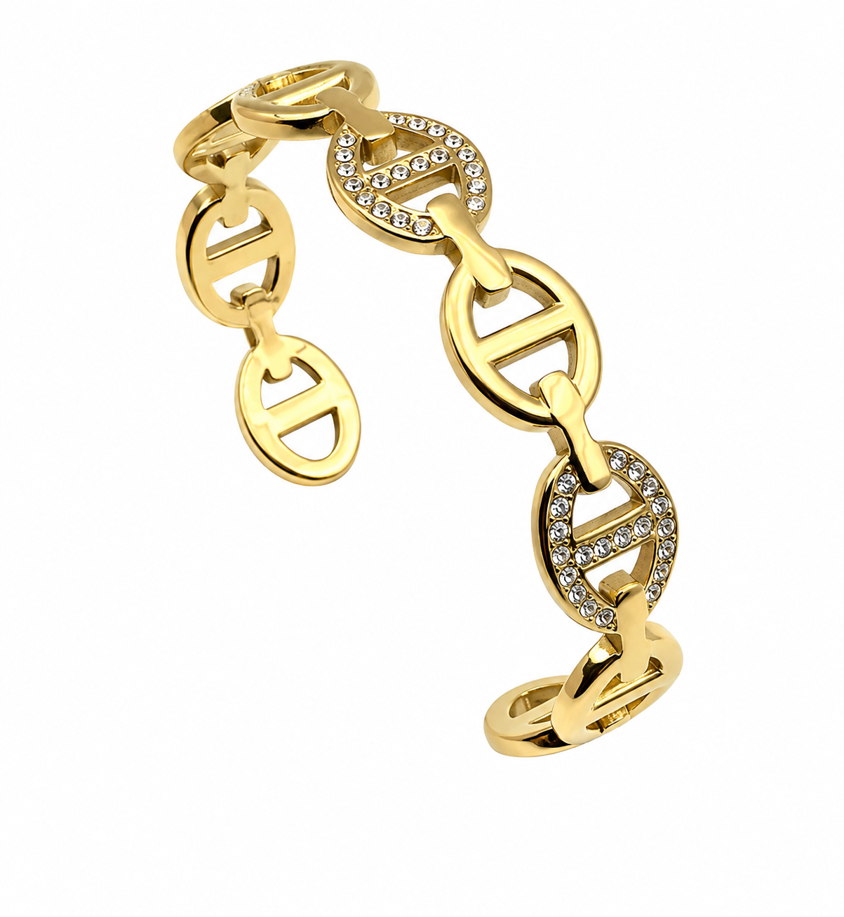 Bracciale rigido maglia marina