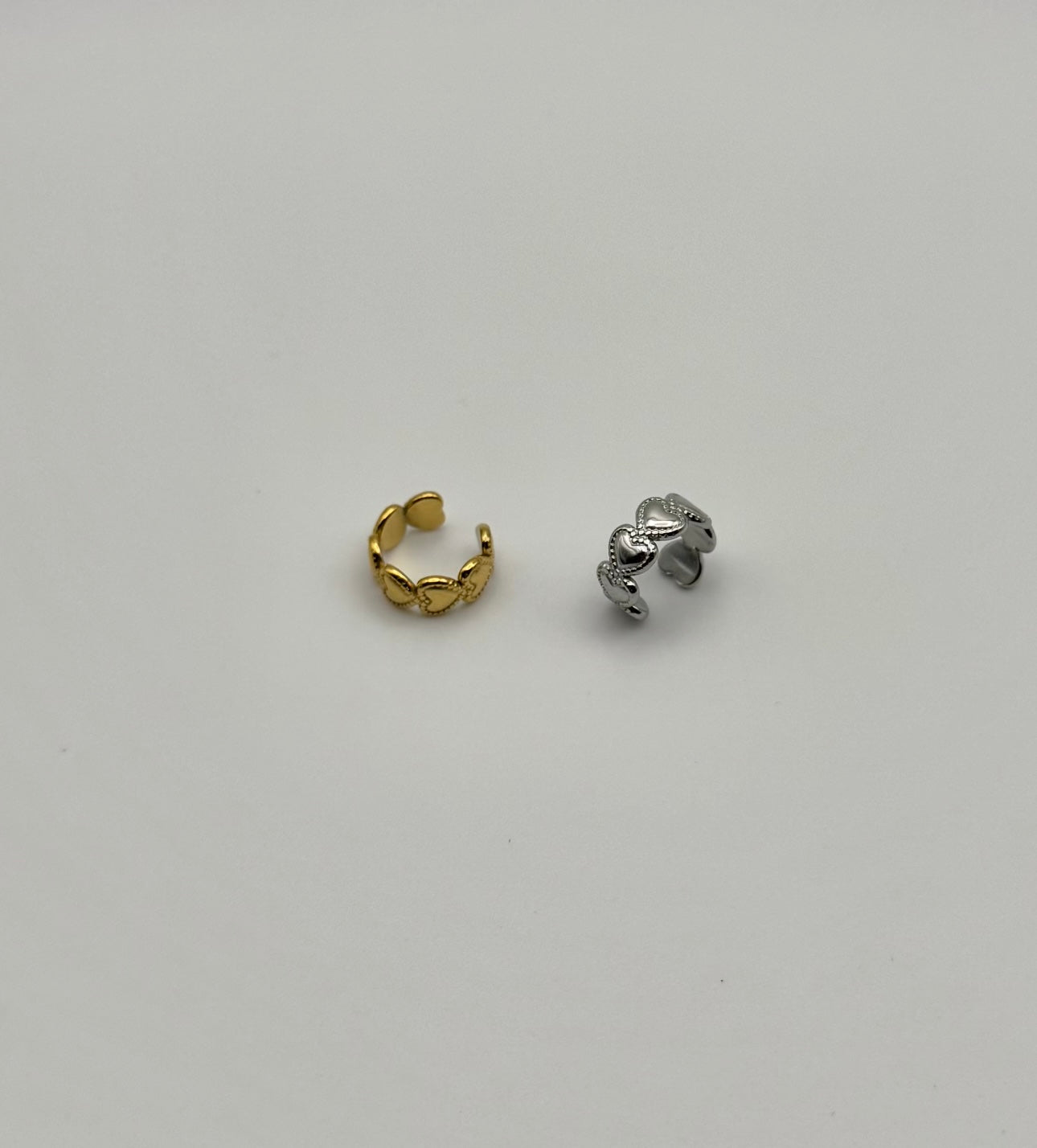 Ear Cuff intreccio di cuori