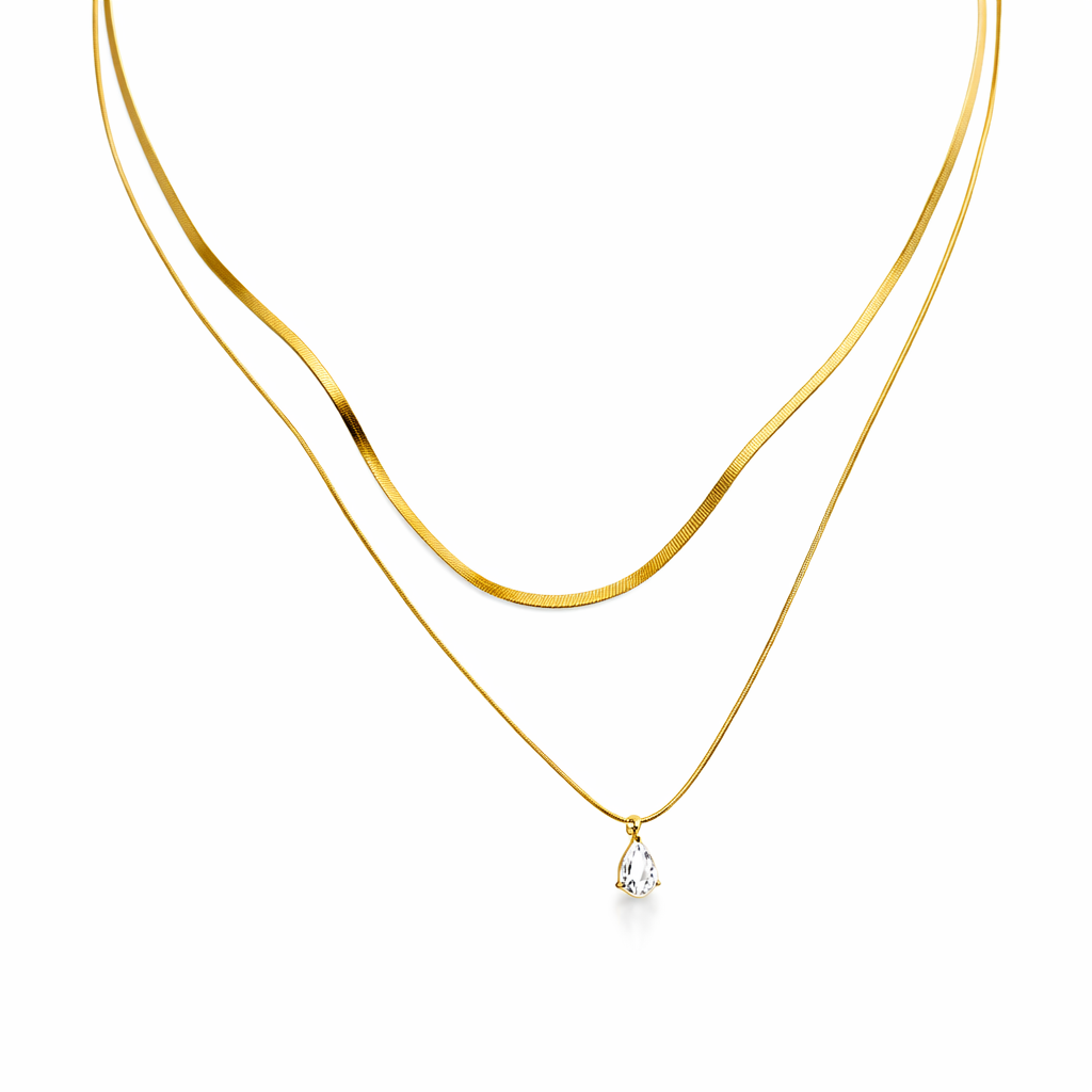 Collana goccia Lumiere
