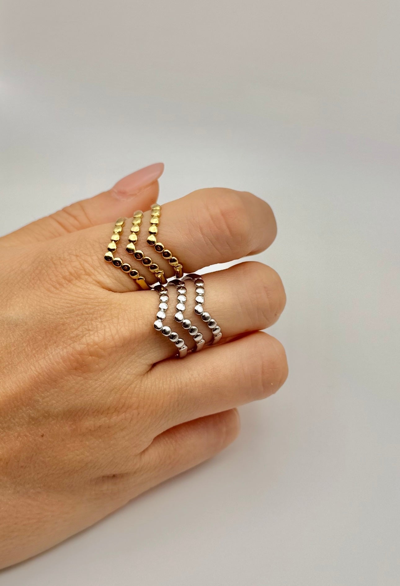 Anello Chevron round