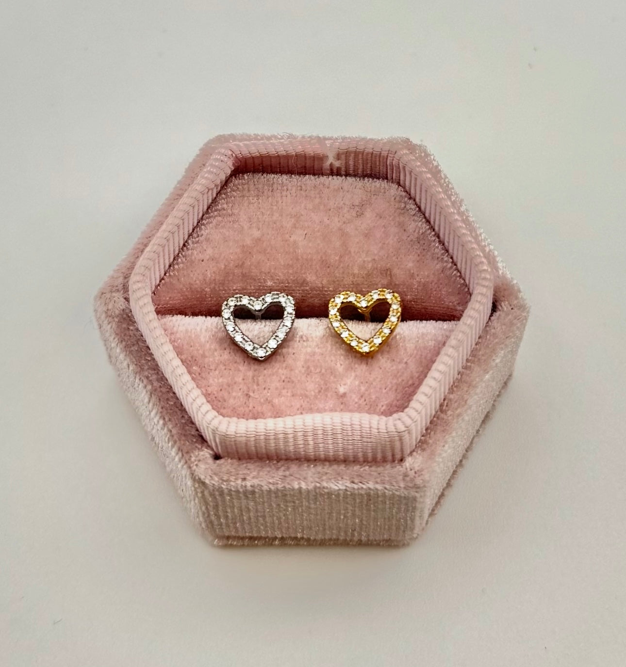 Piercing cuore brillante