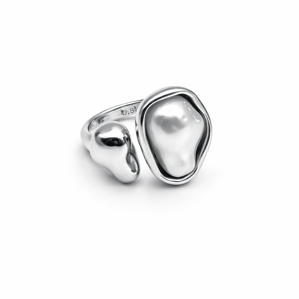Anello osso di perla