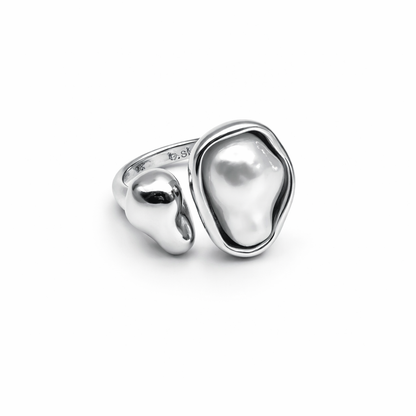 Anello osso di perla
