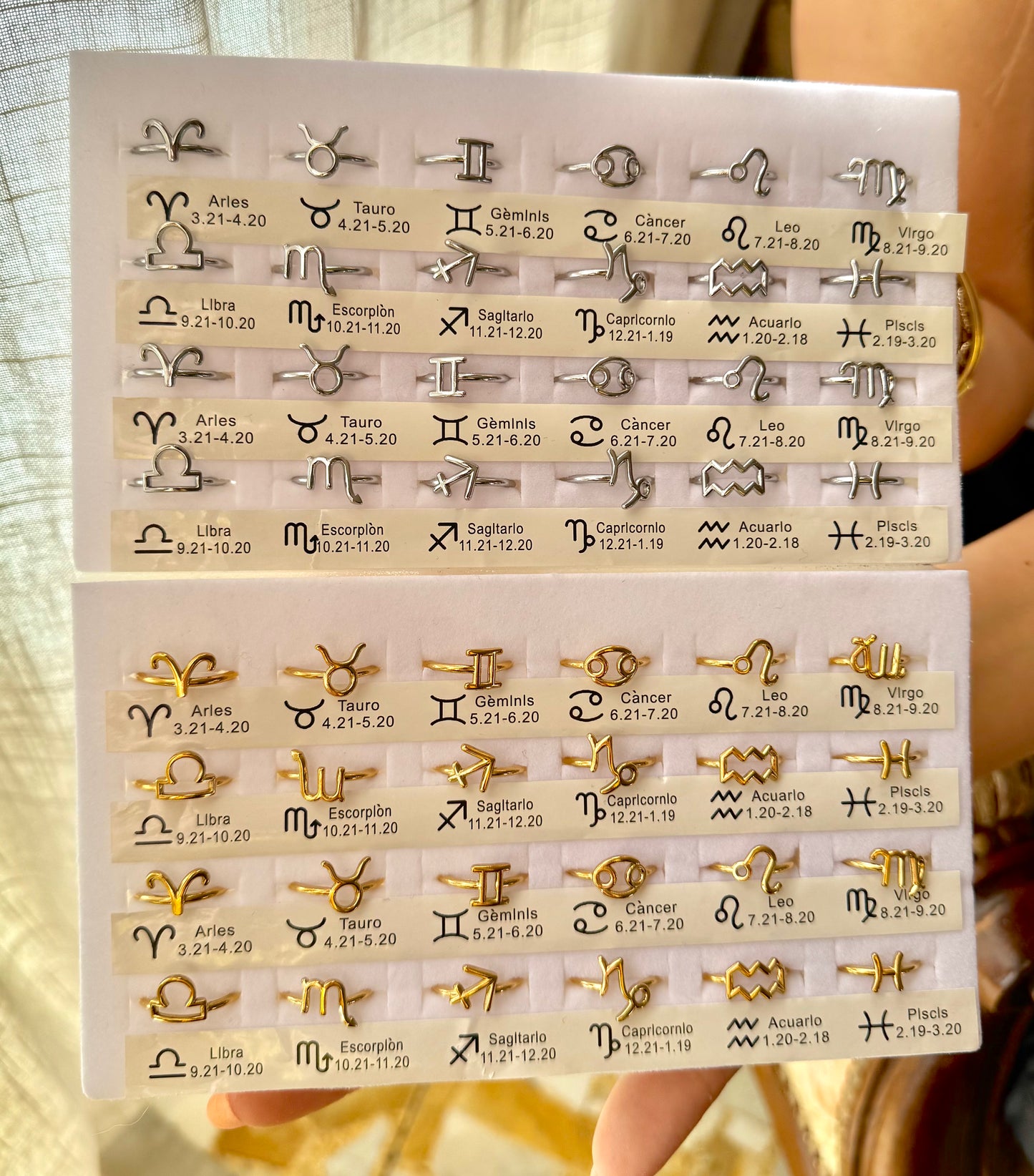 Anello zodiac