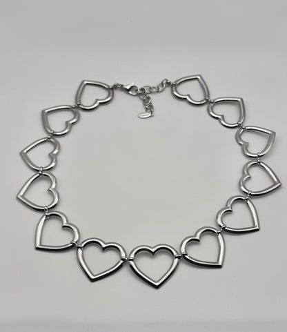 Collana cuori uniti