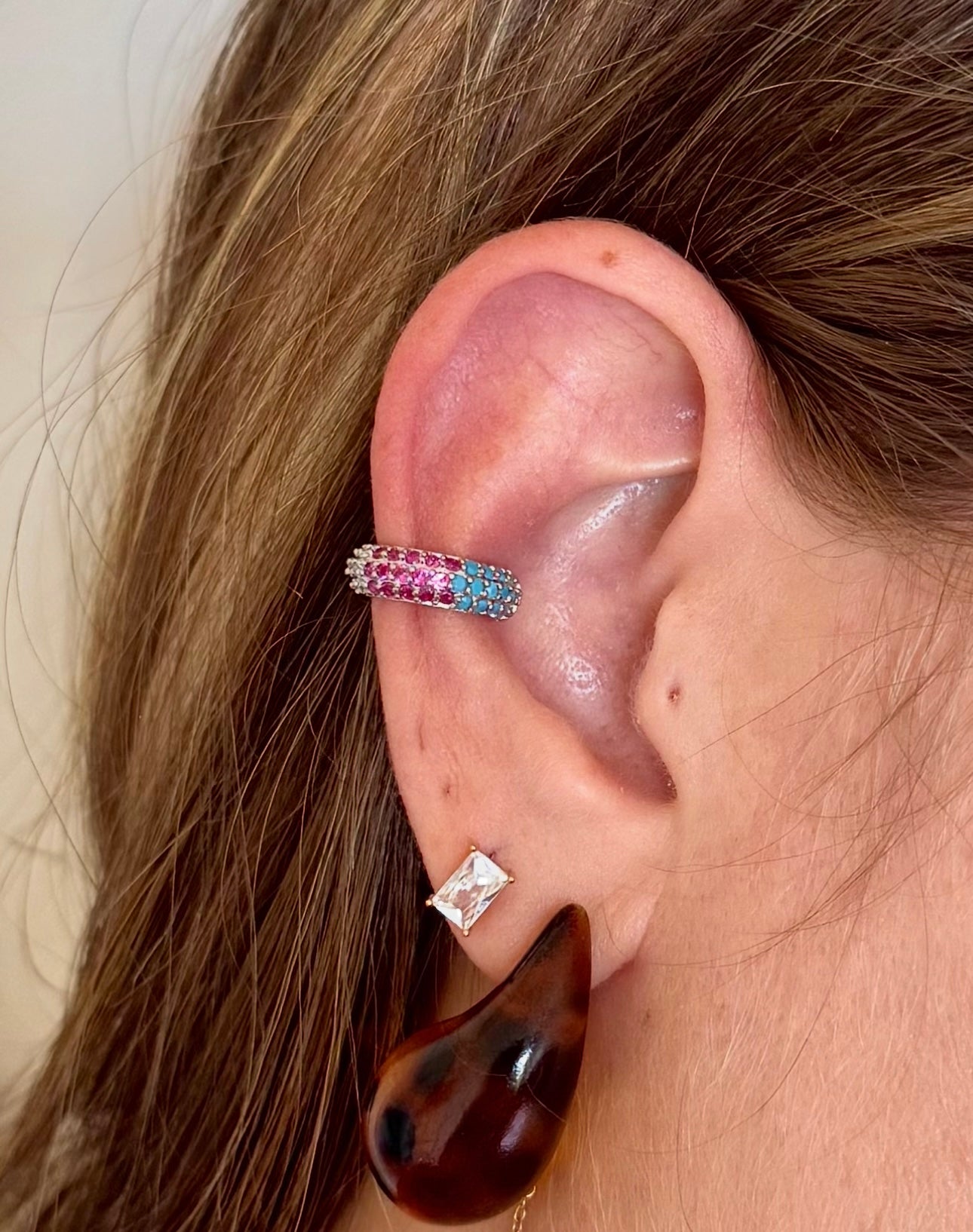 Ear Cuff Glow Multicolor