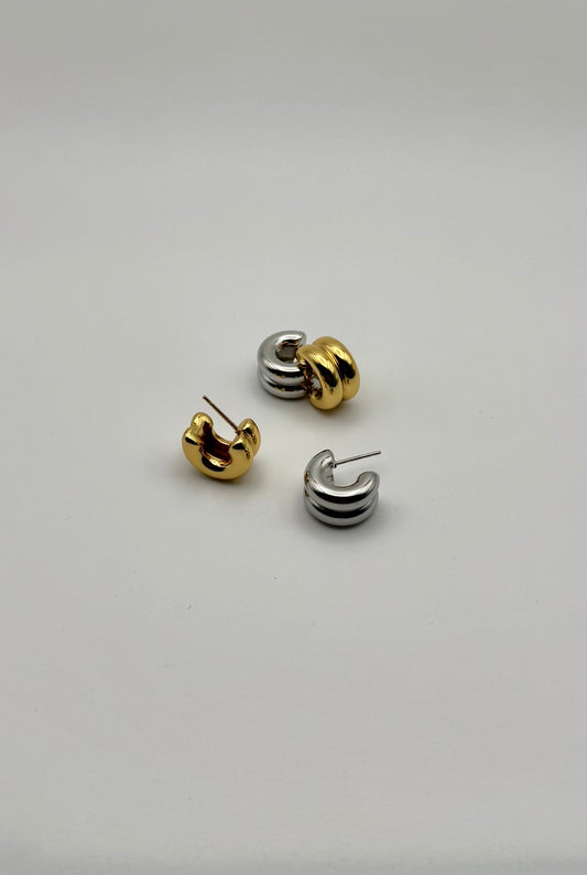 Orecchini mini bold